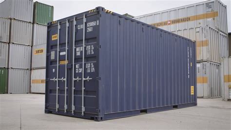 Cleveland Containers 20ft New Shipping Container High Cube Youtube