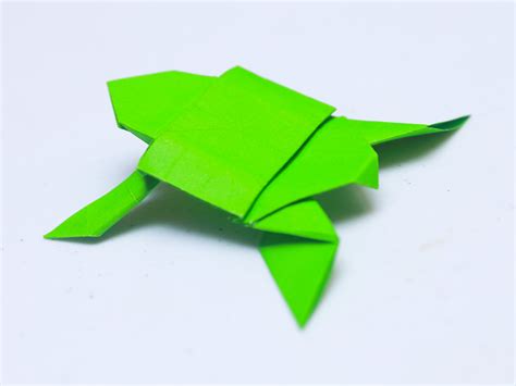 How to make origami crow card paper size: How to Make an Origami Turtle (with Pictures) - wikiHow
