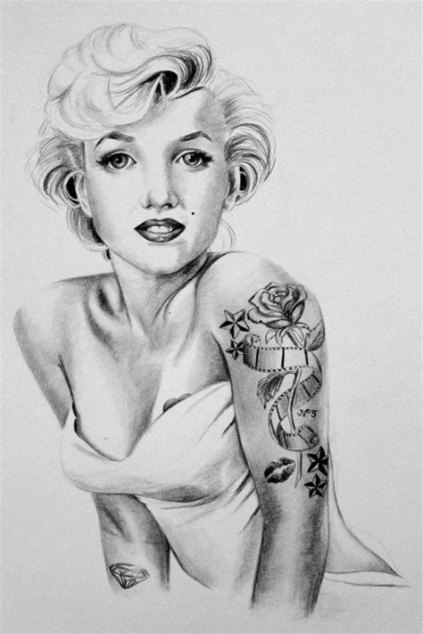 45 Tattooed Marilyn Monroe Wallpaper On Wallpapersafari