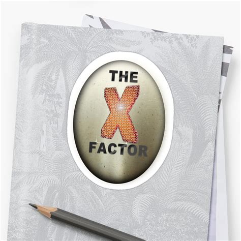 The X Factor T Shirt Sticker By Imagetj Redbubble