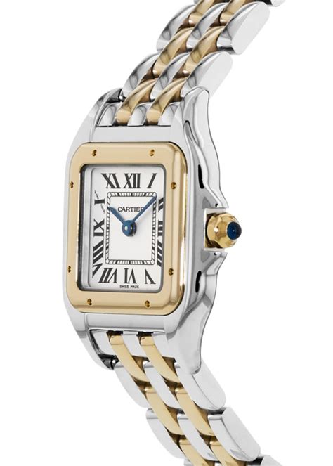 Cartier Panthere De Cartier Small Yellow Gold And Stainless Steel Silver