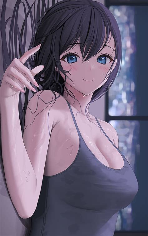 hd wallpaper anime girls original characters tokkihouse cleavage boobs wallpaper flare