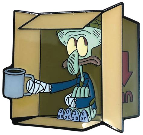 Dec Spongebob Squarepants Homeless Squidward Pin Previews World