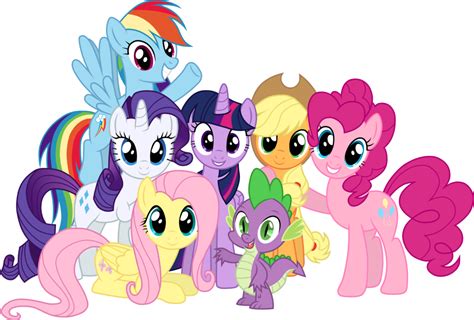 My Little Pony Mane 6 Characters