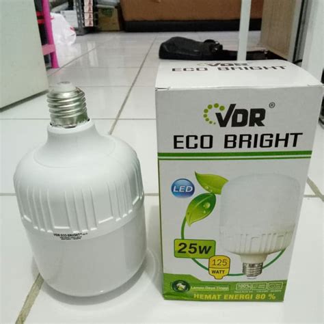 Jual Bohlam LED 25 WATT VDR ECO Bright Kapsul Putih Shopee Indonesia