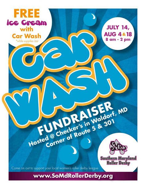 The Flyer For Car Wash Fundraiser