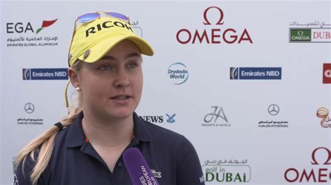 Charley Hull Interview Day 3 Omega Dubai Ladies Masters 2016 Youtube
