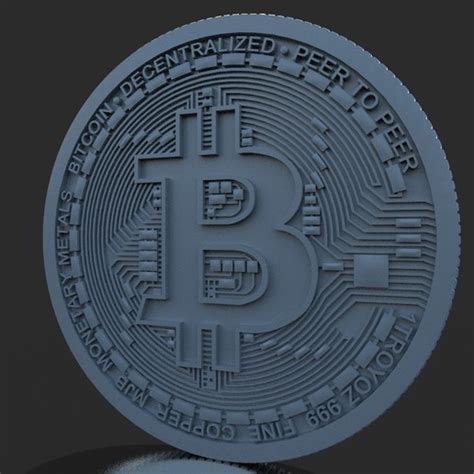 Download Stl File Bitcoin 3d Printing Template ・ Cults