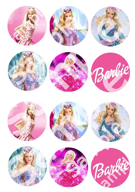 Excited To Share The Latest Addition To My Etsy Shop Barbie Cupcake Toppers Printable