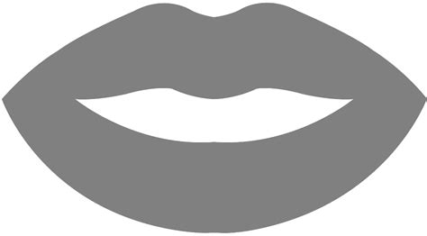 Lips Silhouette Free Vector Silhouettes