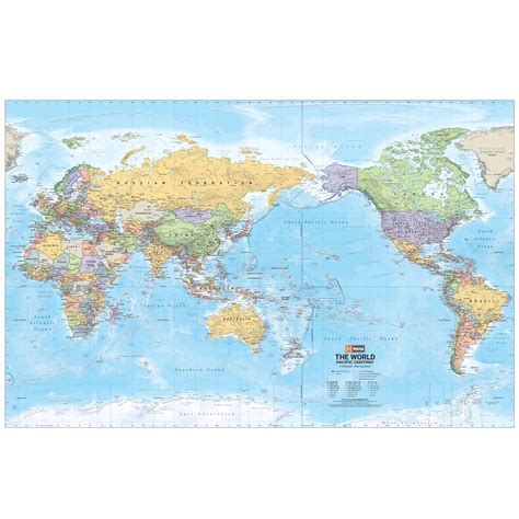 Hema World Supermap Laminated Geographica