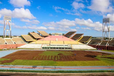 Football Stage On Twitter Pitch Renovations At Mmabatho Stadium