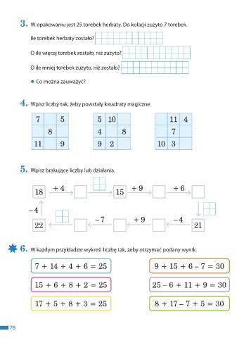 Page 78 Elementarz odkrywców Ćwiczenia matematyka klasa 2 część 1