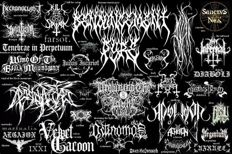 Metal Band Name Logos