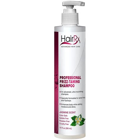 Hairrx Professional Frizz Taming Shampoo With Pump Luxurious Lather Jasmine Scent