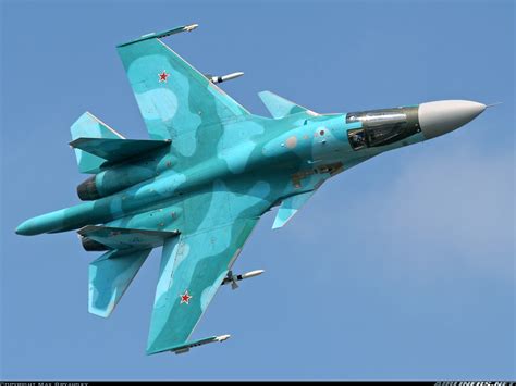 Su 34 Fullback Fighter Bomber Aircraft Military Aircraft Pictures