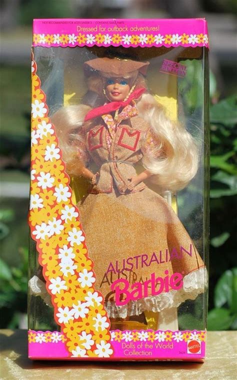 dolls of the world collection 3626 special ed 1992 australian barbie doll nib barbie dolls
