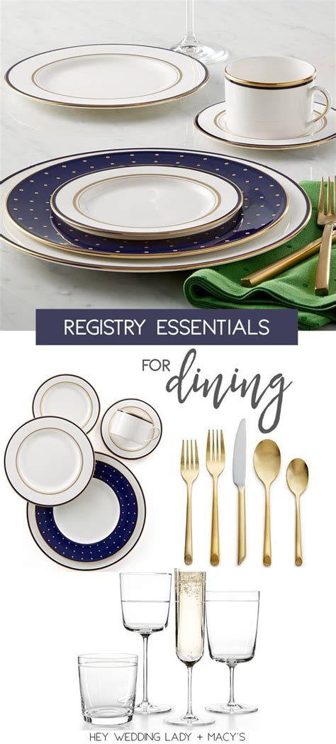 They'll bring them out to toast every anniversary in the future! Top Wedding Registry Picks with Macy's | Wedding ...