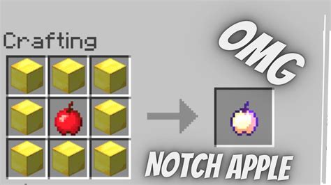 How To Craft A Enchanted Golden Apple In Minecraft 189 Youtube