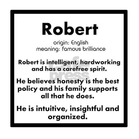 Robert Name Meaning Design 11 Oz Ceramic Mug Robert Name Meaning Design