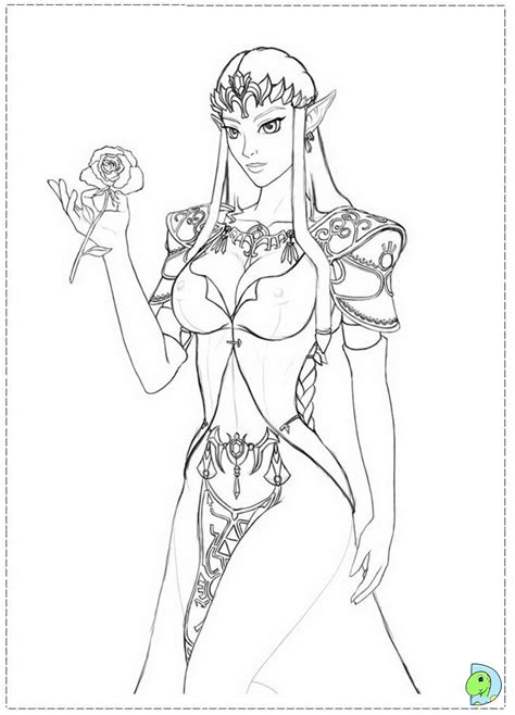 The Legend of Zelda Coloring page- DinoKids.org