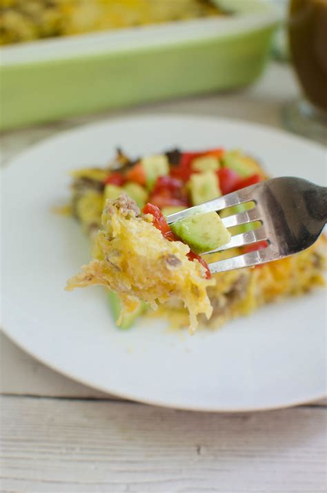 Spaghetti Squash Breakfast Bake Fake Ginger