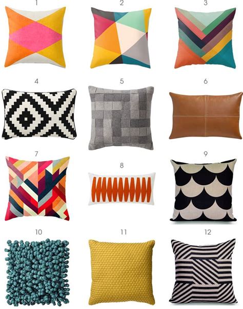 Modern Pillows Some Of These Are Great I Like The Scallops And The