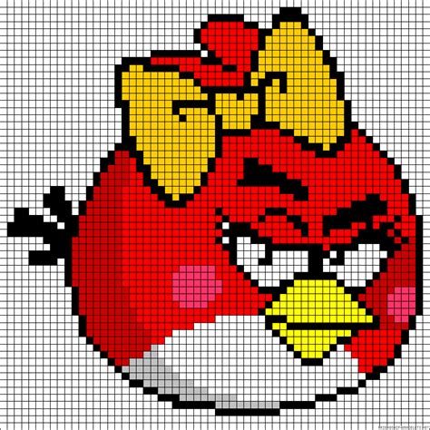 Pixel Arts Angry Birds 60 Arts