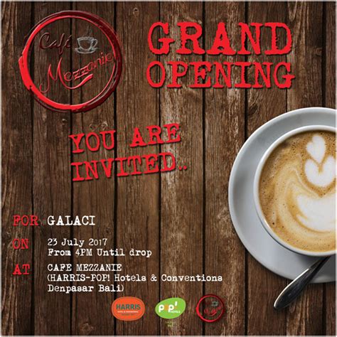 Langsung saja, berikut contoh syukuran buka usaha baru konter pulsa. Contoh Surat Undangan Grand Opening Cafe - Sample Surat ...