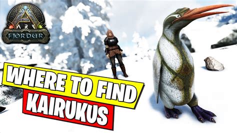 Where To Find Kairuku On Ark Fjordur Spawn Locations Youtube