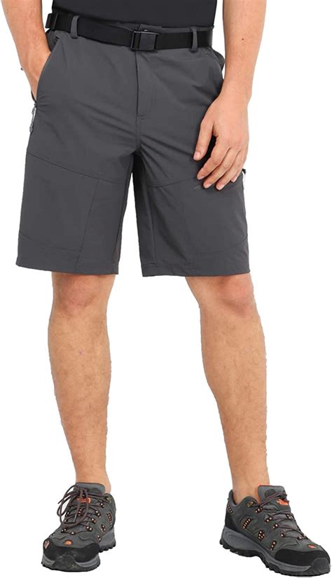 Quick Dry And Water Resistant Mier Mens Stretch Hiking Shorts