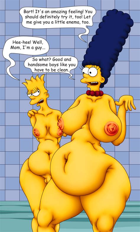 Rule 34 Bart Simpson Belly Belly Inflation Big Ass Big Breasts Bynshy