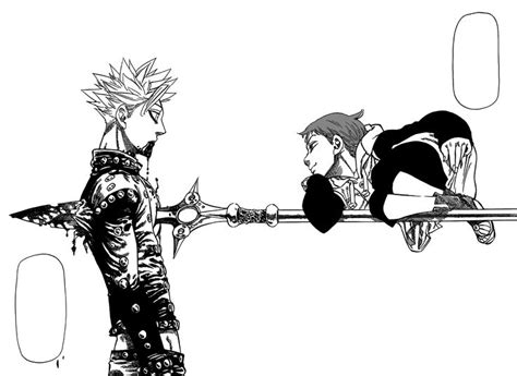 The battles between the seven deadly sins and the ten commandments are nigh! Seven Deadly Sins ~ Ban (Sin of Greed) getting stabbed ...
