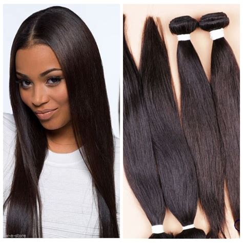They can also have this hairstyle by using a body wave wig that is invisible and breathable today i want to introduce you to the hair loss black book! 4 Bundles 18" Remy Virgin Brazilian Straight Human Hair ...