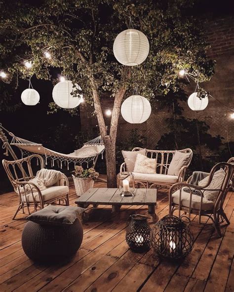 Entertaining Under The Stars Cozy Boho Outdoor Spaces