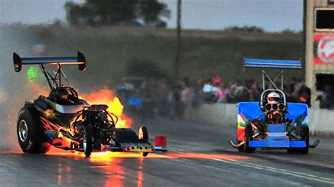 Bobby Marriotts Wild Ride Outlaw Fuel Altereds At North Star Dragway