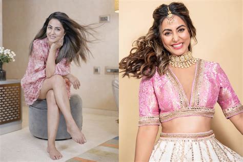 Hina Khan Stuns In Pink Mini Dress See The Television Hottie S Sexiest Pictures News18