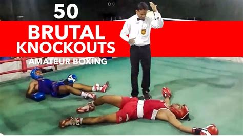 50 Brutal Amateur Boxing Knockouts Youtube