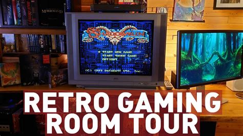 Retro Gaming Room Tour Dual Crts And Old Games Youtube