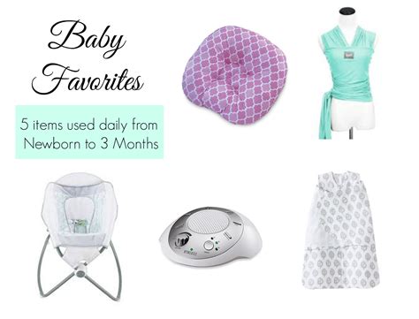 Sweet Carolina Belle Top Five Essential Newborn Baby Items