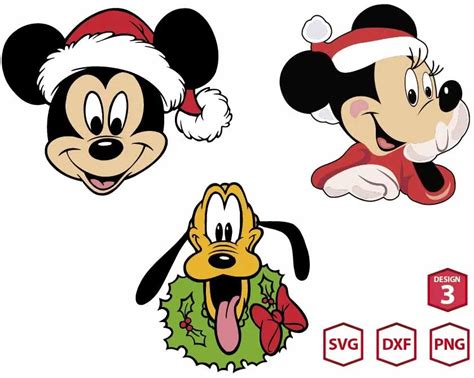 Mickey Friends Christmas Svg, UPP434 | UPPLOP Graphics Resources