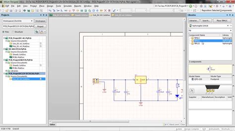 Hướng Dẫn Vẽ Mạch Trên Altium Mạch Nguồn 78053a Phần 1 Youtube