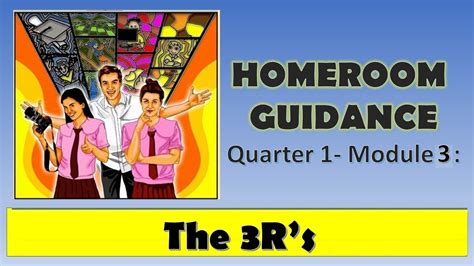Homeroom Guidance Gr9 Quarter 1 Module 3 The 3rs Youtube