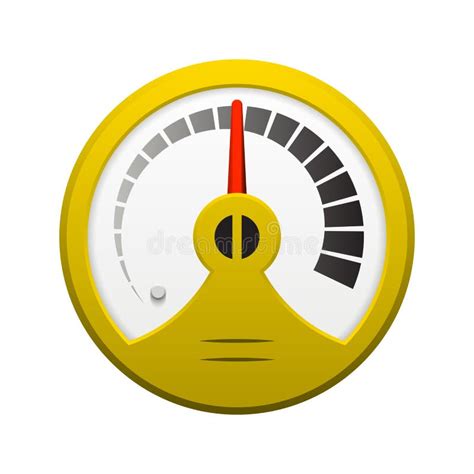 Gauge Meter Icon Stock Vector Illustration Of Interface 187871499