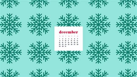 Free December Wallpaper Calendars — Festive And Colorful