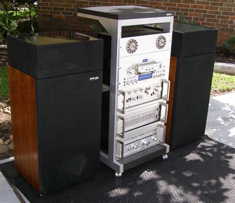 Vintage Pioneer Silver Face Rack System