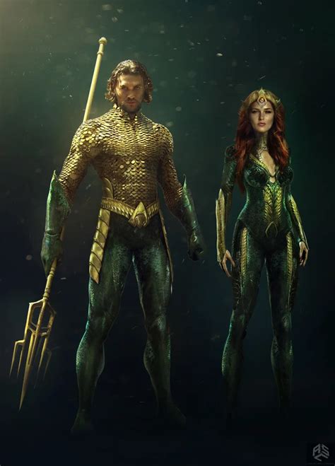 Other Aquaman And Mera Concept Art By Aaron Sims Creative Aquaman
