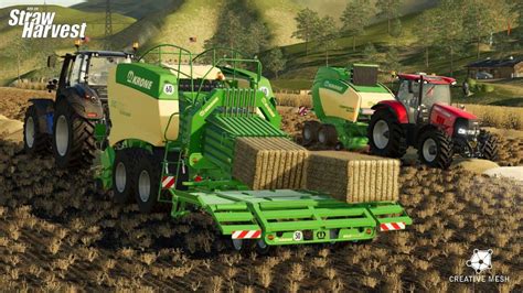 Le Dlc Straw Harvest Pour Farming Simulator 19 Entre En Scène