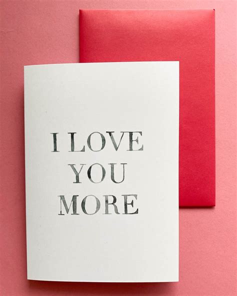 I Love You Greeting Card Greeting Card For Her Etsy
