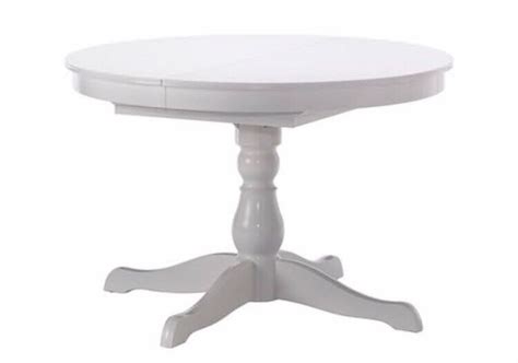 Extendable White Round Dining Table Ikea Ingatorp In Dorchester